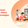 : "AI to increase YouTube views proven strategies for 2025 banner with TubeRank Jeet logo featuring illustrated content creator at computer with video editing interface and YouTube branding - increase YouTube views comprehensive guide"
